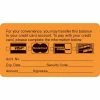 Medical Arts Press® Reminder & Thank You Collection Labels, Transfer Balance, Fl Orange, 1-3/4x3-1/4", 250 Labels