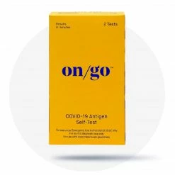 DemeTECH On/Go COVID-19 Antigen Self-Test, On The Go Kit, 2 Tests/Box, 2 Tests Total (SMN200088)
