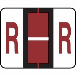 Medical Arts Press® TAB® Products Compatible Alpha Roll Labels, Letter T