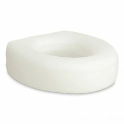 Drive Medical AquaSense Portable Raised Toilet Seat, 4" White (770-610)