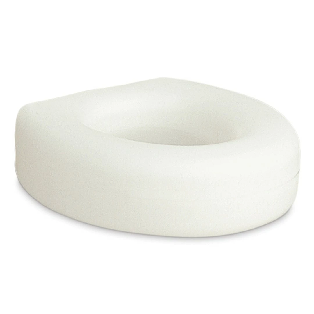 Drive Medical AquaSense Portable Raised Toilet Seat, 4" White (770-610)