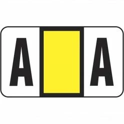 Medical Arts Press® POS® Systems Compatible 3300 Series Alpha Sheet Labels; "A"
