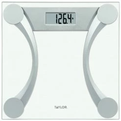 Taylor Precision 76024192 Clear Digital Scale, Glass, 400 Lbs. Capacity