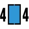 Medical Arts Press® Jeter® Compatible Numeric Roll Style Labels, "4"
