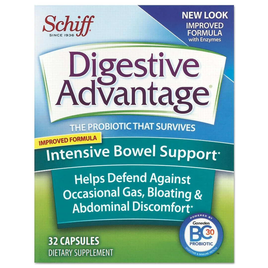 Digestive AdvantageĀ® Intensive Bowel Support Capsules, 32/Pack