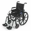 Medline Excel K4 Extra-wide Lightweight Wheelchairs; Seat, Swing Back Desk Length Arm
