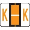 Medical Arts Press® TAB® Products Compatible Alpha Binder Sheet Style Labels; Letter K