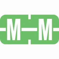 Medical Arts Press® TAB® Products Compatible Alpha Mini Label Sheets, "M"