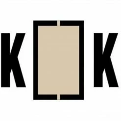 Medical Arts Press® Jeter® Compatible Alpha Sheet Style Labels, "K"