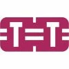 Medical Arts Press® TAB® Products Compatible Alpha Mini Label Sheets; "T"