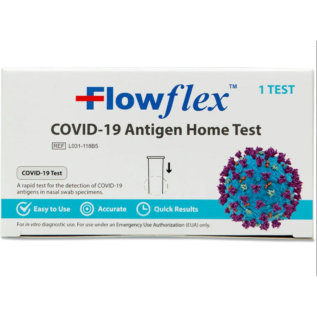 FlowFlex COVID-19 Antigen Rapid Home Test Kit, 288 Tests (TBN203237) - Image 2