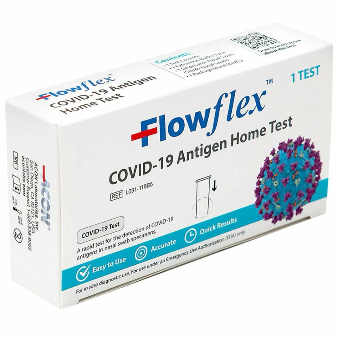FlowFlex COVID-19 Antigen Rapid Home Test Kit, 288 Tests (TBN203237) - Image 3