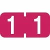 Medical Arts Press® TAB® Products Compatible Numeric Mini Label Sheets, "1"