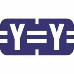 Medical Arts Press® TAB® Products Compatible Alpha Mini Label Sheets; "Y"