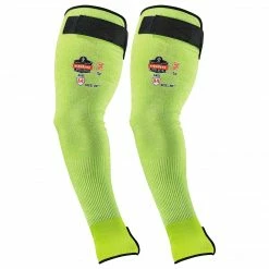 ProFlex By Ergodyne Ergodyne ProFlex 7941-PR Cut-Resistant Arm Sleeve, ANSI A4, Lime, 22 In, 1 Pair (17945)