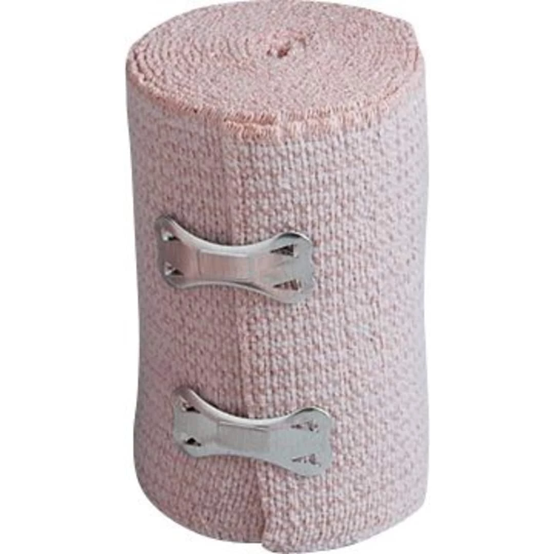 First Aid Only™ Elastic Bandage Wrap W/ 2 Fasteners, Latex-free, 3" X 5yd, 12/box