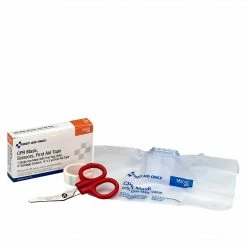 First Aid Only® Tape, CPR Mask, And Scissors, 1 Each/Box (90638)