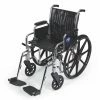 Medline Excel 2000 Extra-Wide Wheelchairs; Seat, Removable Desk Length Arm, Swing Away Leg
