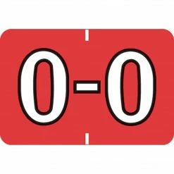 Medical Arts Press® Colwell Jewel Tone® Compatible Alpha Roll Labels, "O"