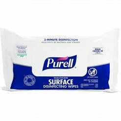 Purell Healthcare Surface Disinfecting Wipes, 72 Wipes/Pack (9370-12)