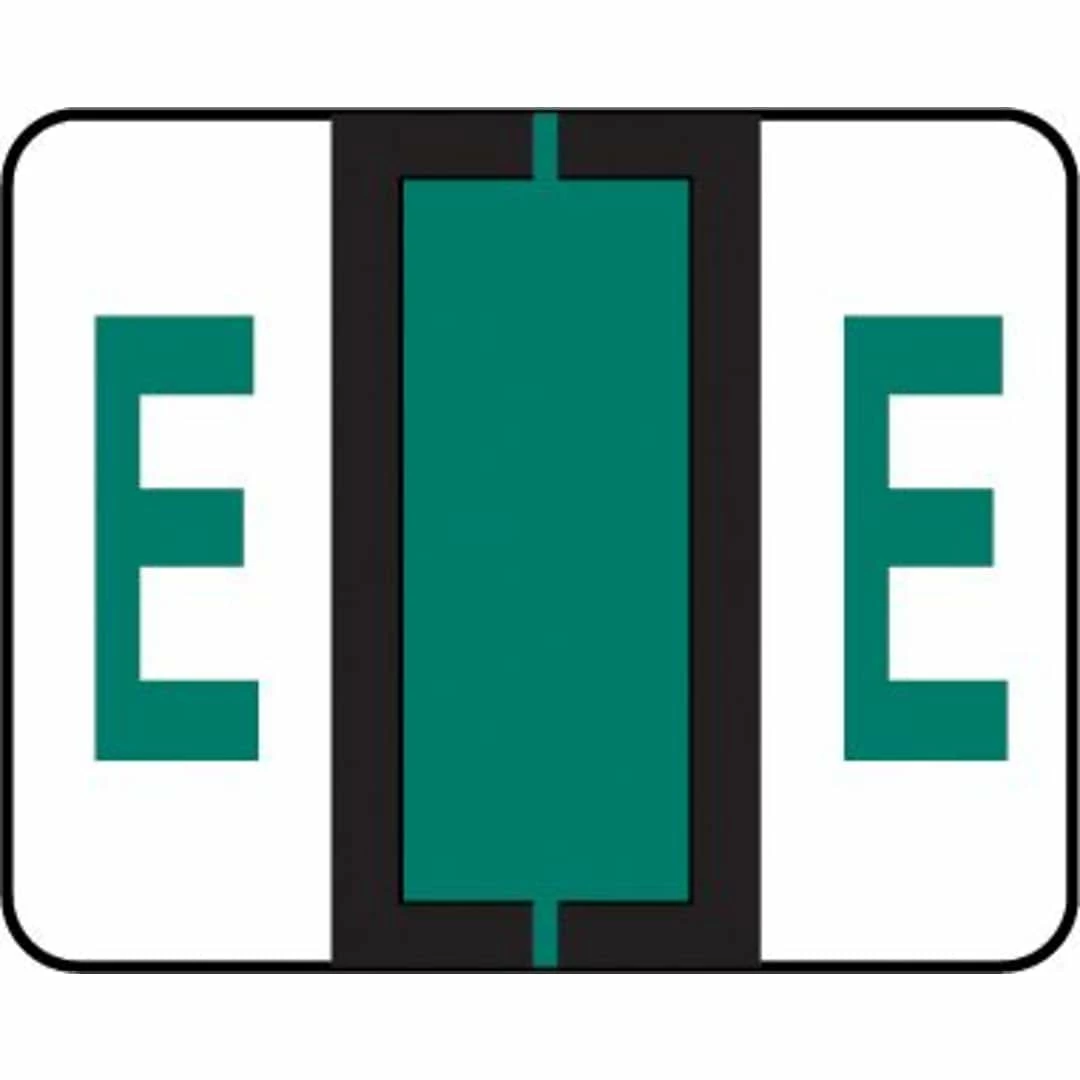 Medical Arts Press® TAB® Products Compatible Alpha Roll Labels, Letter E