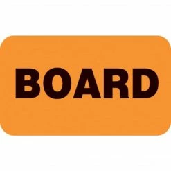 Medical Arts Press Behavior And Instruction Medical Labels, Board, Fluorescent Orange, 7/8x1-1/2", 500 Labels