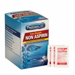 PhysiciansCare Physicians Care Extra Strength Non-Aspirin 500 Milligrams Acetaminophen Pain Reliever Tablet, 2/Packet, 125 Packets/Box (40800)