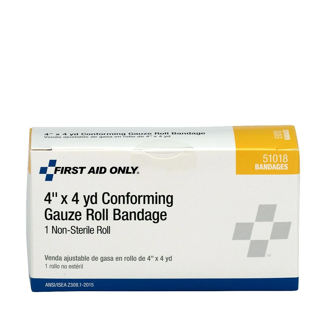First Aid Only 4" Conforming Gauze Bandage (51018) - Image 2
