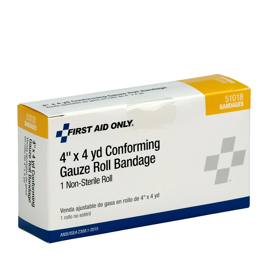 First Aid Only 4" Conforming Gauze Bandage (51018) - Image 3