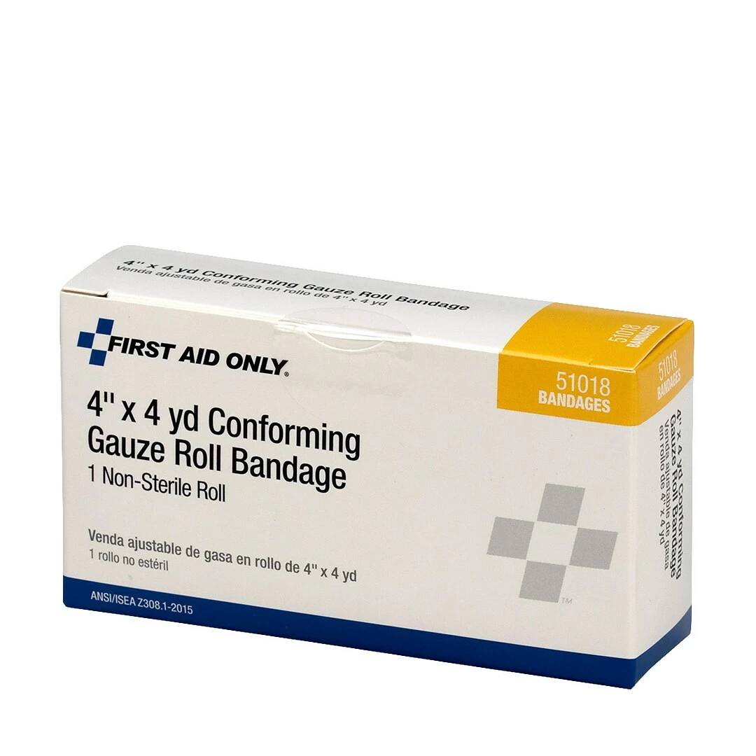 First Aid Only 4" Conforming Gauze Bandage (51018) - Image 4