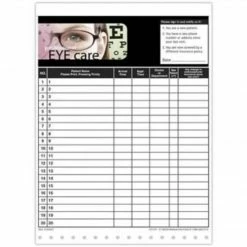 Medical Arts Press® Designer Privacy Sign-In Sheets, Eye Chart