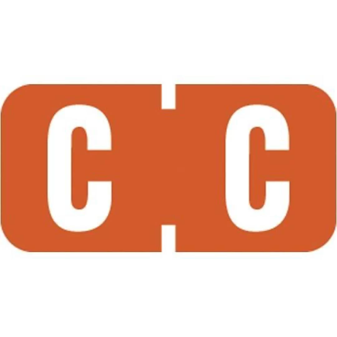 Medical Arts Press® TAB® Products Compatible Alpha Mini Label Sheets; "C"