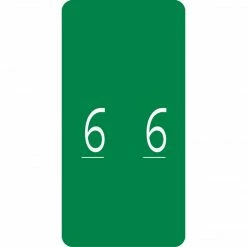 Medical Arts Press® Smead® Compatible Numbered Color-Coding Labels, "6"