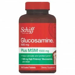 Schiff® Glucosamine Plus MSM Tablets, 1500mg, 150/Pack (20525-11019)