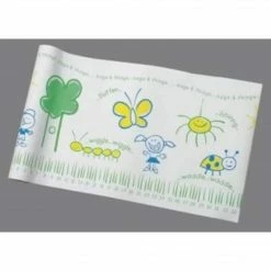 TIDI® Choice Crepe Exam Table Paper Barriers; 18"x125' Roll, Bugs & Things, 6/Carton