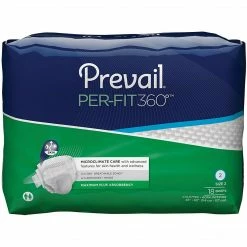 Prevail® Per-Fit 360™ Incontinence Briefs, Maximum Plus Absorbency, Size 2, 72/CT
