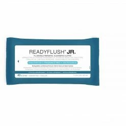 ReadyFlush® JR Flushable Wet Wipes, 7 X 8", Fragrance-free, Soft Pack Container, 40 Wipes/Package, 24 Packages/Pack