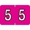 Medical Arts Press® Colwell Jewel Tone® Compatible Numeric Roll Labels, "5"