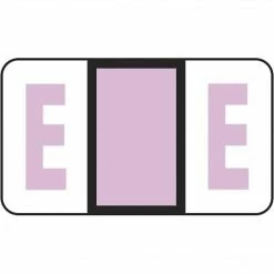 Medical Arts Press® POS® Systems Compatible 3300 Series Alpha Sheet Labels; "E"