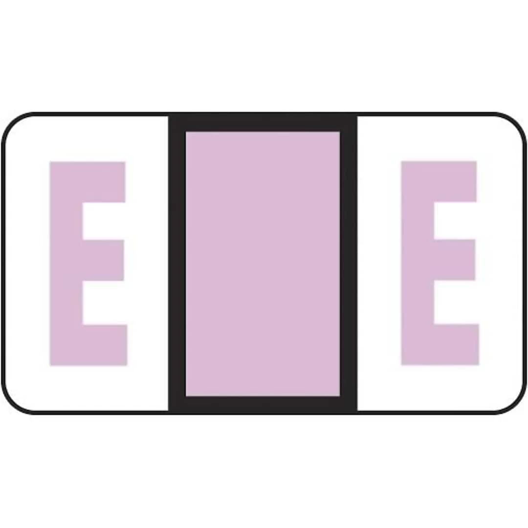 Medical Arts Press® POS® Systems Compatible 3300 Series Alpha Sheet Labels; "E"
