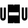 Medical Arts Press® Jeter® Compatible Alpha Roll Style Labels, "U"