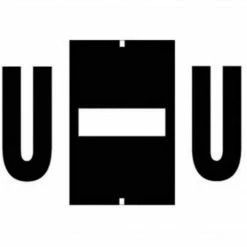 Medical Arts Press® Jeter® Compatible Alpha Roll Style Labels, "U"