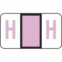 Medical Arts Press® Jeter® Compatible 5100 Series Alpha Roll Labels, "H"