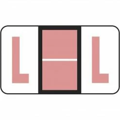 Medical Arts Press® POS® Systems Compatible 3300 Series Alpha Sheet Labels; "L"