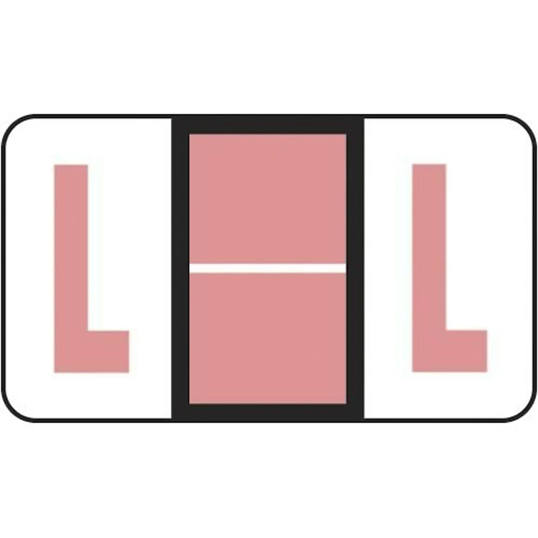 Medical Arts Press® POS® Systems Compatible 3300 Series Alpha Sheet Labels; "L"