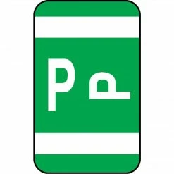 Medical Arts Press® Smead® Alpha-Z® Compatible Alpha Roll Labels, "P"
