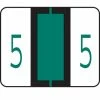 Medical Arts Press® TAB® Products Compatible Numeric Sheet Style Labels, "5"