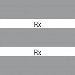 Medical Arts Press® Large Chart Divider Tabs, Rx, Gray