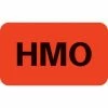 Medical Arts Press® Insurance Chart File Medical Labels, HMO, Fluorescent Red, 7/8x1-1/2", 500 Labels