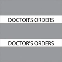 Medical Arts Press® Large Chart Divider Tabs; Doctor's Orders, Gray